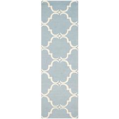 CAMBRIDGE, BLUE / IVORY, 2'-6" X 8', Area Rug, CAM703B-28