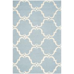 CAMBRIDGE, BLUE / IVORY, 3' X 5', Area Rug, CAM703B-3
