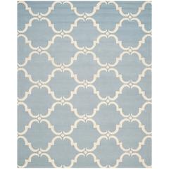 CAMBRIDGE, BLUE / IVORY, 10' X 14', Area Rug, CAM703B-10