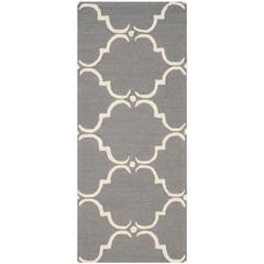 CAMBRIDGE, DARK GREY / IVORY, 2'-6" X 4', Area Rug, CAM703D-24