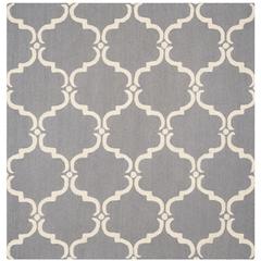 CAMBRIDGE, DARK GREY / IVORY, 6' X 6' Square, Area Rug, CAM703D-6SQ