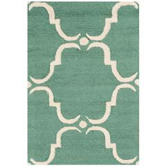 CAMBRIDGE, TEAL / IVORY, 2' X 3', Area Rug, CAM703T-2