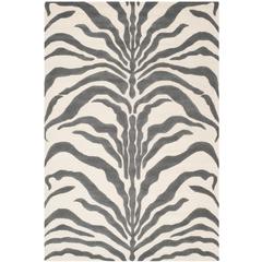 CAMBRIDGE, IVORY / DARK GREY, 6' X 9', Area Rug