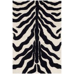 CAMBRIDGE, IVORY / BLACK, 2' X 3', Area Rug, CAM709Q-2