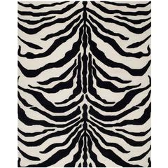 CAMBRIDGE, IVORY / BLACK, 8' X 10', Area Rug, CAM709Q-8