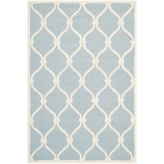 CAMBRIDGE, BLUE / IVORY, 3' X 5', Area Rug, CAM710B-3