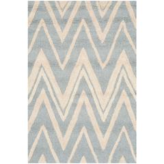 CAMBRIDGE, BLUE / IVORY, 2' X 3', Area Rug, CAM711B-2