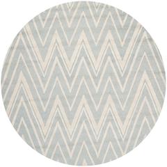 CAMBRIDGE, GREY / IVORY, 6' X 6' Round, Area Rug, CAM711G-6R