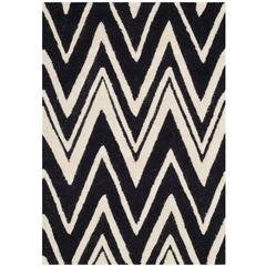 CAMBRIDGE, BLACK / IVORY, 2' X 3', Area Rug, CAM711K-2
