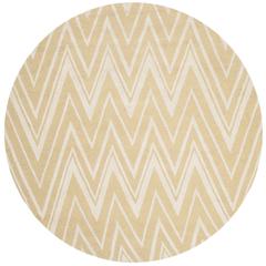 CAMBRIDGE, LIGHT GOLD / IVORY, 6' X 6' Round, Area Rug, CAM711L-6R
