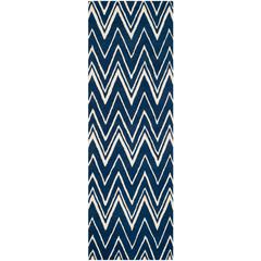 CAMBRIDGE, NAVY / IVORY, 2'-6" X 8', Area Rug, CAM711M-28