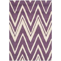 CAMBRIDGE, PURPLE / IVORY, 2' X 3', Area Rug, CAM711P-2