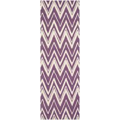 CAMBRIDGE, PURPLE / IVORY, 2'-6" X 8', Area Rug, CAM711P-28