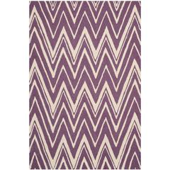 CAMBRIDGE, PURPLE / IVORY, 3' X 5', Area Rug, CAM711P-3