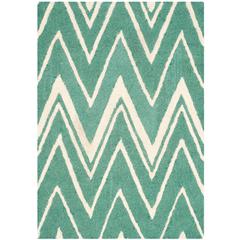 CAMBRIDGE, TEAL / IVORY, 2' X 3', Area Rug, CAM711T-2