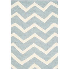 CAMBRIDGE, BLUE / IVORY, 2' X 3', Area Rug, CAM714B-2