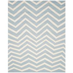 CAMBRIDGE, BLUE / IVORY, 8' X 10', Area Rug, CAM714B-8