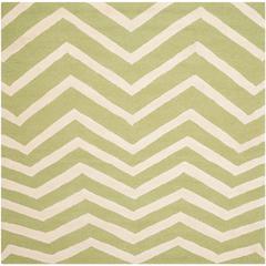 CAMBRIDGE, GREEN / IVORY, 6' X 6' Square, Area Rug, CAM714C-6SQ