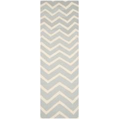 CAMBRIDGE, GREY / IVORY, 2'-6" X 8', Area Rug, CAM714G-28