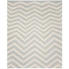 CAMBRIDGE, GREY / IVORY, 8' X 10', Area Rug, CAM714G-8