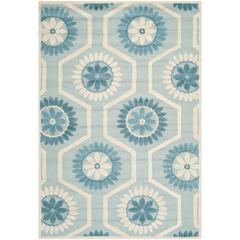 CAMBRIDGE, BLUE / IVORY, 6' X 9', Area Rug, CAM715B-6