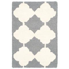 CAMBRIDGE, DARK GREY / IVORY, 2' X 3', Area Rug, CAM719D-2