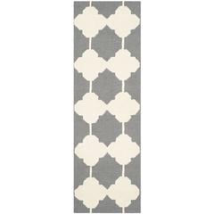 CAMBRIDGE, DARK GREY / IVORY, 2'-6" X 8', Area Rug, CAM719D-28