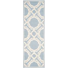 CAMBRIDGE, BLUE / IVORY, 2'-6" X 8', Area Rug, CAM721B-28