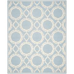 CAMBRIDGE, BLUE / IVORY, 8' X 10', Area Rug, CAM721B-8