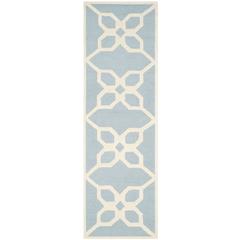 CAMBRIDGE, BLUE / IVORY, 2'-6" X 8', Area Rug, CAM722B-28