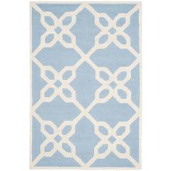 CAMBRIDGE, BLUE / IVORY, 4' X 6', Area Rug, CAM722B-4