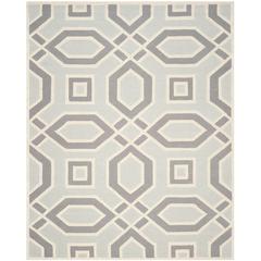 CAMBRIDGE, GREY / IVORY, 8' X 10', Area Rug, CAM723G-8