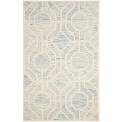 CAMBRIDGE, LIGHT BLUE / IVORY, 5' X 8', Area Rug, CAM726B-5