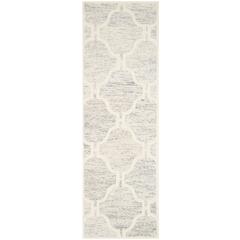 CAMBRIDGE, LIGHT GREY / IVORY, 2'-6" X 8', Area Rug, CAM727G-28