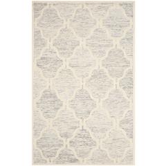 CAMBRIDGE, LIGHT GREY / IVORY, 5' X 8', Area Rug, CAM727G-5