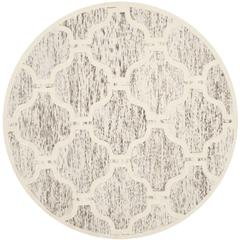 CAMBRIDGE, LIGHT BROWN / IVORY, 6' X 6' Round, Area Rug, CAM727R-6R