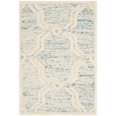 CAMBRIDGE, LIGHT BLUE / IVORY, 2' X 3', Area Rug, CAM728B-2
