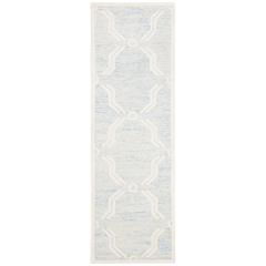 CAMBRIDGE, LIGHT BLUE / IVORY, 2'-6" X 8', Area Rug, CAM728B-28