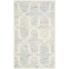 CAMBRIDGE, LIGHT BLUE / IVORY, 3' X 5', Area Rug, CAM728B-3