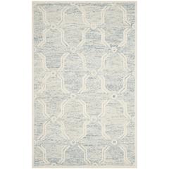 CAMBRIDGE, LIGHT BLUE / IVORY, 5' X 8', Area Rug, CAM728B-5