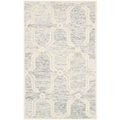 CAMBRIDGE, LIGHT GREY / IVORY, 3' X 5', Area Rug, CAM728G-3