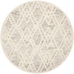 CAMBRIDGE, LIGHT BROWN / IVORY, 6' X 6' Round, Area Rug, CAM729R-6R