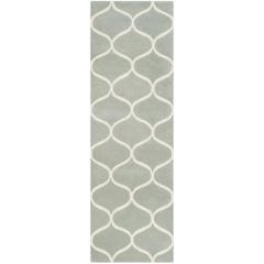 CAMBRIDGE, GREY / IVORY, 2'-6" X 8', Area Rug, CAM730G-28