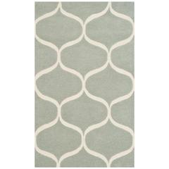 CAMBRIDGE, GREY / IVORY, 3' X 5', Area Rug, CAM730G-3