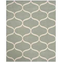CAMBRIDGE, GREY / IVORY, 8' X 10', Area Rug, CAM730G-8