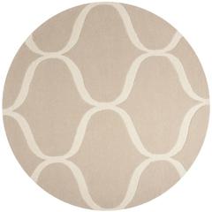 CAMBRIDGE, LIGHT BEIGE / IVORY, 6' X 6' Round, Area Rug