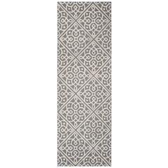 CAMBRIDGE, DARK GREY / IVORY, 2'-6" X 8', Area Rug, CAM731D-28