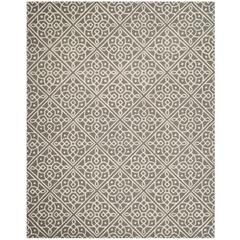 CAMBRIDGE, DARK GREY / IVORY, 8' X 10', Area Rug, CAM731D-8
