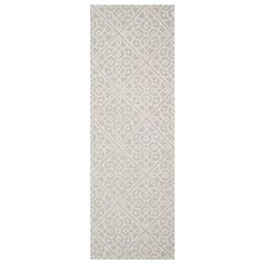 CAMBRIDGE, LIGHT GREY / IVORY, 2'-6" X 8', Area Rug, CAM731G-28