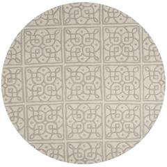 CAMBRIDGE, IVORY / GREY, 6' X 6' Round, Area Rug, CAM731Q-6R